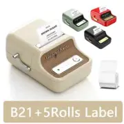 Mini Portable Thermal Label Printer Stickers B21 B1 Ink Free Self Adhesive Maker