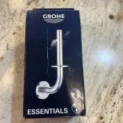 Essentials Spare Toilet Paper Holder, Hard Graphite