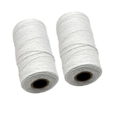 Cotton Wrap Yarn White 1mm Weaving Loom Rug Blankets Rugs Festival Gift