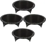PENIKOKO 4pcs Car Speaker Waterproof Cover 6.5 Inch Automotive Speaker Gasket for Car Enthusiasts