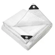 Tarpaulin Tarp 5x10m Canvas Heavy Duty Camping Poly Tarps Cover Plant