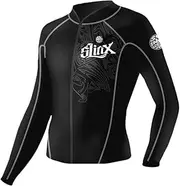 PAWHIT Wetsuit top 2mm Long Sleeve Neoprene Wetsuit Jacket for Men Women