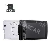 Double 2 Din Car Stereo Radio DVD CD MP3 Player Dash Bluetooth FM SD W/Rear Cam (for: Honda Civic)