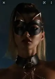New honey birdette rose gold fox mask