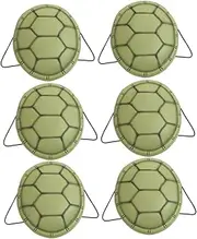 WOONEKY 6pcs Turtle Shell Costume Set Cosplay Props Eva Material Halloween Decor Costumes