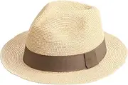 Panama Hat(パナマ ハット) 53131-02301 Short Brim Beige Tape Panama Hat