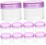 FOMIYES 12pcs Leakproof Travel Bottles Small Cosmetic Containers Cream Jars for Travel Makeup Storage