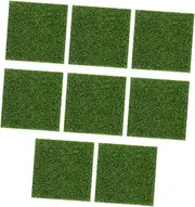 8pcs Lifelike Artificial Moss Turf for Miniature Garden DIY Decoration High Temperature Resistant Greening Lawn for Indoor Craft Projects Bright for Relaxing Spaces
