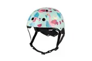 Mini Hornit LIDS Children's Bicycle & Scooter Helmet with Flashing Safety Lights - Flamingo Style