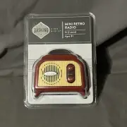 2018 DASHING FINE GIFTS--MINI RETRO RADIO Brand New Sealed