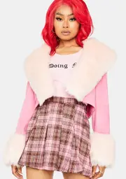 Sugar On My Bad Side Faux Fur Coat