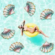 Humyoun 6 Pcs Pool Decals for Bottom of Pool Whelk Pool Stickers Swimming Pool Tile Patch Vinyl PVC Underwater Pool Decals Decoration Waterproof Wall Sticker