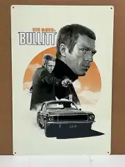 STEVE McQUEEN BULLITT METAL SIGN