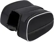 PAMINGONO Bike Front Beam Bag Bag for Bicycles Men Handlebar Man Adult Cycling Frame Bicycle Bike Cycle Accessories for Men Frames Oxford Cloth Black