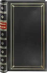 Spiral Bound Bi-Directional Photo Album, Black