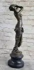 Female Nude Sensual Rapunzel Enchantress Tangled Elegant Classical Bronze Statue
