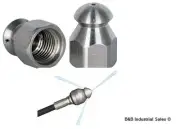 1/4" Laser Sewer Cleaning Jetter Nozzle #4.5 FREE SAME DAY SHIPPING