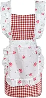 Soft Cotton Apron Princess Apron Lace Cute Women Home Kitchen Bib Aprons Pastoral Japanese Style Kitchen Apron Chef Apron