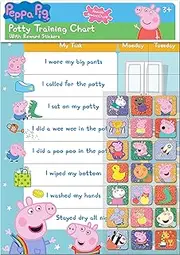 Paper Projects 01.70.30.022 Peppa Pig Potty and Toilet Training Chart