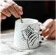 日本創意小貓陶瓷馬克杯 小兔子咖啡杯早餐牛奶杯水杯 全館免運