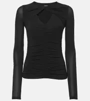 [Isabel Marant] Isabel Marant Vandalia jersey top AU 8 black