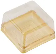 Mooncake Packaging Clear Mini Containers Individual Plastic Single Macaron Box