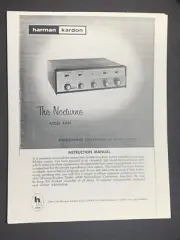Harman Kardon AX20 The Nocturne Owners Service Manual Amplifier Photocopy