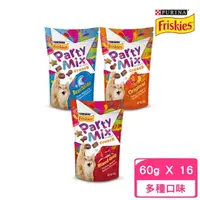 在飛比找momo購物網優惠-【Friskies 喜躍】PartyMix 香酥餅 60g*