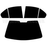 For MG ZR 5-Door 2001-06 Pre Cut Window Tint Kit 20% Dark Rear Car Tinting Film