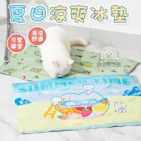 在飛比找PChome24h購物優惠-【PET DREAM】夏日涼爽冰墊【綠色恐龍45x60cm 