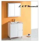 Ceramic Basin Soft Close Finger Pull Door Bathroom Vanity 750mm