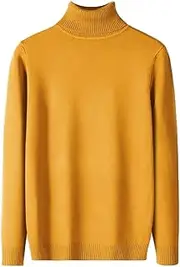 [Generic] Men's Casual Long Sleeve Cardigan Sweater Mens Autumn and Winter Turtleneck Half Turtleneck Base Sweaters