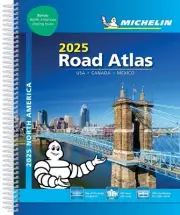 USA Canada Mexico - Tourist and Motoring Atlas (A4-Spiral): Map by Michelin Spir