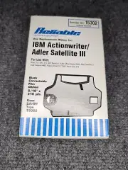 Reliable IBM Actionwriter/ Adler Satellite III Black Correctable Film Ribbon