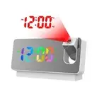 Digital Mirror Projection Alarm Clock for Easy Time Viewing and Scheduling
