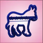 EMBOSSED DEMOCRAT DONKEY COOKIE CUTTER