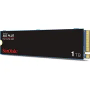 SanDisk Plus NVMe SSD, 1TB, PCIe Gen 3.0, M.2 2280-S3-M, Speeds up to SR3200MB/s