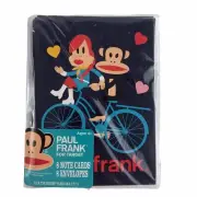 Paul Frank For Target Julius Monkey Set of 8 Blank Note Cards New in Pack 2012