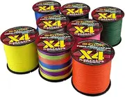 LLEIIshen 100M Japan Multifilament 100% Braid Construction PE Braided Fishing Line 10LB to 80LB/1428