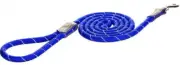 Rogz Classic Rope Lead Blue Lge