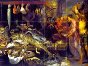 Art Still Life Mural Ceramic Backsplash Decor Tile #249