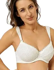 [Sans Complexe] 71AAE46 Women's Calin Heather Grey Underwired Maternity Nursing Bra 16E