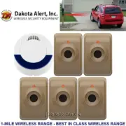 DAKOTA ALERT DCMA-4000 WIRELESS MOTION DRIVEWAY SECURITY ALARM - 5 SENSORS