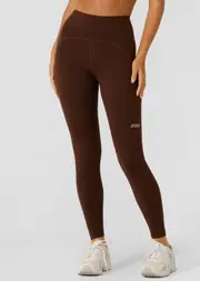 [Lorna Jane] Contour Everyday Full Length Leggings in Brown, Size - Large L Espresso