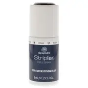 Striplac Peel or Soak - 121 Superstition Blue by Alessandro for Women 0.27 oz Nail Polish