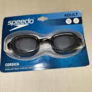 NEW Speedo Adult Unisex CORSICA Swim Goggles - Black