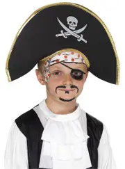 Foam Kids Pirate Captain Hat