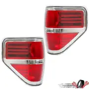 Left+Right Rear Tail Lights Brake Lamps Set For Ford F150 F-150Pickup 2009-2014 (for: Ford)