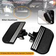 CNC Mini Floorboards Foot Pegs For Harley Softail Road King Electra Glide FLHTC
