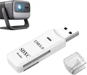 S-D Card Reader - micros S-D Card Reader, 10cm USB 3.0 - -Slot Abs with 5gbps Transfer Speed, Plug & Play Design, Ideal for Fast Media Sharing and File Transfer on Computers